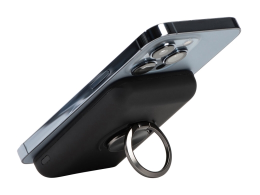 Изображение №9 | Магнитный беспроводной внешний аккумулятор с быстрой зарядкой QC/PD 20 Вт «MagnetIQ», 5000 mAh (черный)