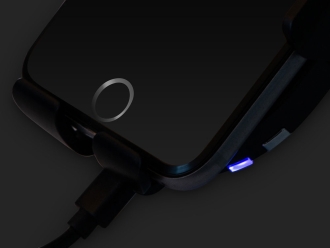 Изображение №6 | Автомобильное беспроводное зарядное устройство с датчиком «OptIQ Lite», 15 Вт (черный)