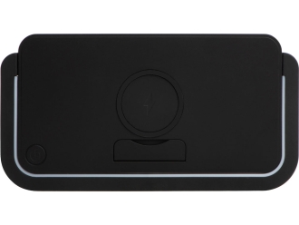 Изображение №5 | Беспроводная зарядка с лампой и подставкой «Robo», 10 Вт (черный)