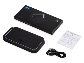 Изображение №16 | Беспроводная зарядка с лампой и подставкой «Robo», 10 Вт (черный)