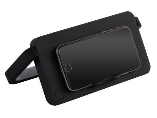 Изображение №3 | Беспроводная зарядка с лампой и подставкой «Robo», 10 Вт (черный)