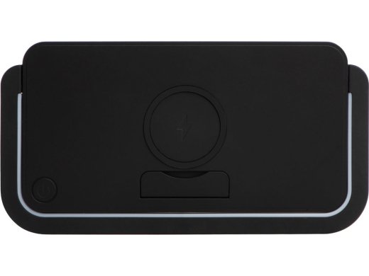 Изображение №5 | Беспроводная зарядка с лампой и подставкой «Robo», 10 Вт (черный)