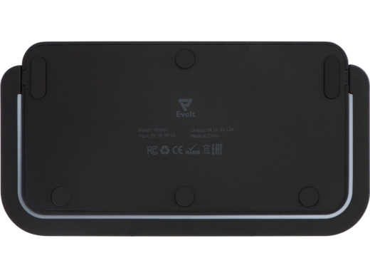 Изображение №6 | Беспроводная зарядка с лампой и подставкой «Robo», 10 Вт (черный)