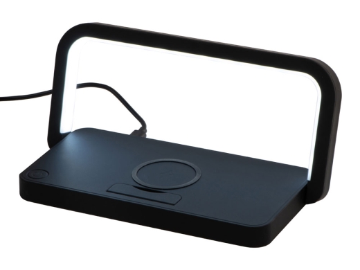 Изображение №15 | Беспроводная зарядка с лампой и подставкой «Robo», 10 Вт (черный)