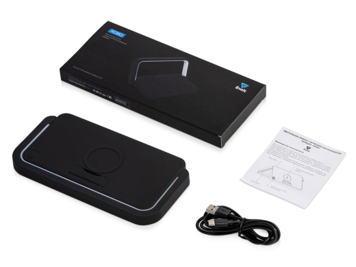 Изображение №16 | Беспроводная зарядка с лампой и подставкой «Robo», 10 Вт (черный)