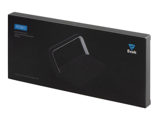 Изображение №20 | Беспроводная зарядка с лампой и подставкой «Robo», 10 Вт (черный)