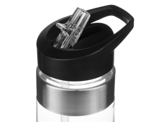 Изображение №6 | Бутылка для воды «Pallant», тритан, 700 мл (черный прозрачный/черный)