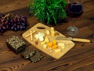 Изображение №2 | Набор для сыра из бамбука «Livarot» (натуральный, серебристый)