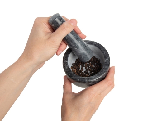 Изображение №10 | Мраморная ступка с пестиком «Pesto» (серый)