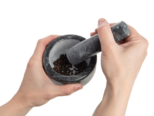 Изображение №11 | Мраморная ступка с пестиком «Pesto» (серый)