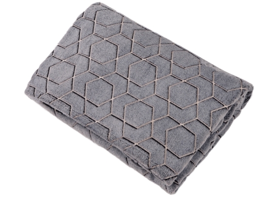 Изображение №3 | Светящийся в темноте плед «Lattice» (черный)