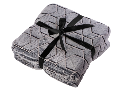 Изображение №7 | Светящийся в темноте плед «Lattice» (черный)