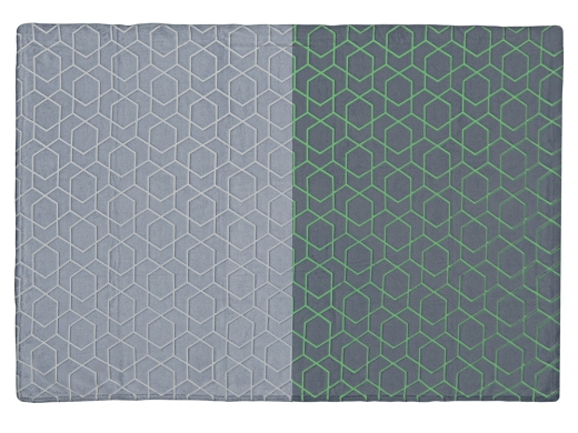 Изображение №9 | Светящийся в темноте плед «Lattice» (черный)