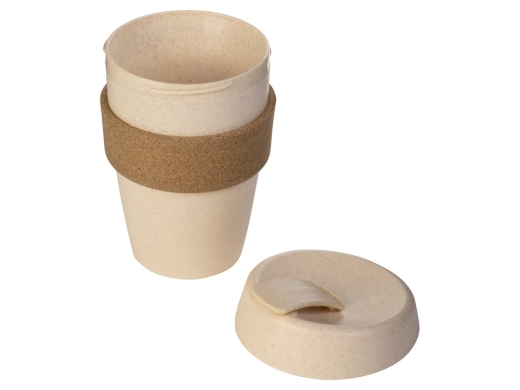 Изображение №4 | Стакан из пшеничного волокна с двойными стенками «Pino» (натуральный, коричневый)