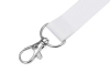 Изображение №2 | Ланъярд из RPET с карабином (белый)