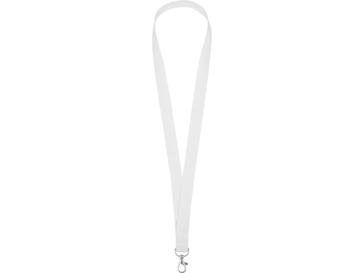 Изображение №1 | Ланъярд из RPET с карабином (белый)