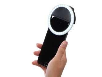 Изображение №1 | Световое кольцо для селфи «Glitter» (черный)