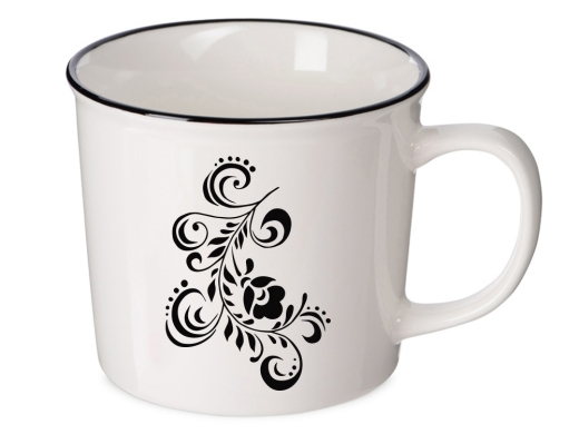 Изображение №2 | Кружка «Nancy Line» (белый/черный)