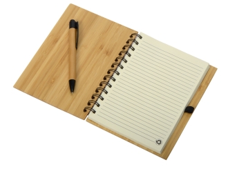 Изображение №2 | Блокнот «Bamboo tree» с ручкой (бежевый)