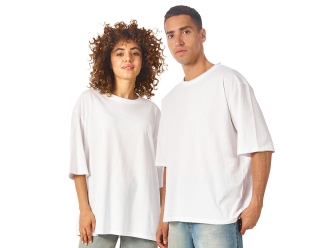 Изображение №1 | Футболка оверсайз «Liyon» унисекс M-L (белый)