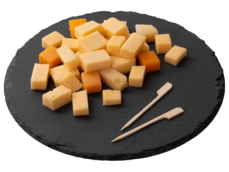 Изображение №1 | Сервировочная доска из сланца «Moon» (черный)