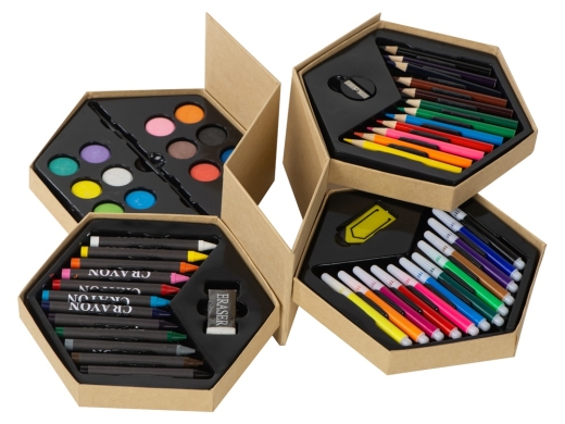 Изображение №1 | Набор из 52 предметов для рисования «Pandora» (натуральный)