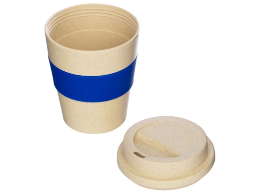 Изображение №2 | Стакан из пшеничного соломенного волокна «Madrid» (бежевый/синий)