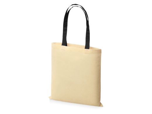 Изображение №2 | Сумка «Dakota» из хлопка 100 г/м2 (натуральный/черный)