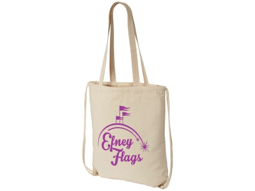 Изображение №6 | Рюкзак со шнурком «Flin» из хлопка 240 г/м² (натуральный)