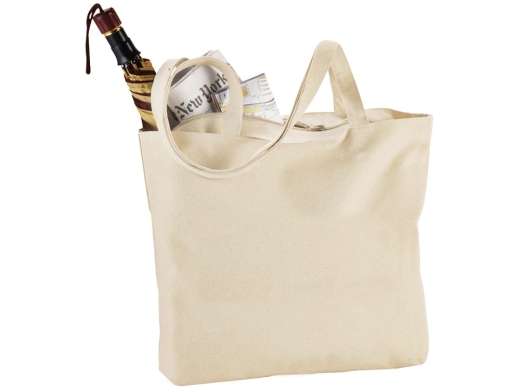 Изображение №2 | Сумка на молнии «Purch» из хлопка 340 г/м2 (натуральный)