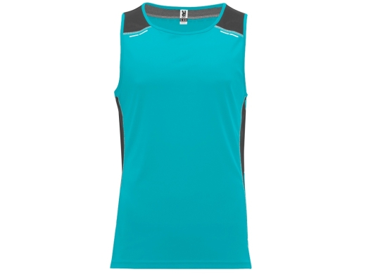 Изображение №7 | Спортивная майка «Misano» мужская S (бирюзовый/эбеновый)