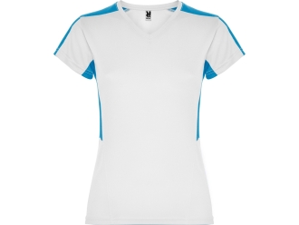 Изображение №1 | Спортивная футболка «Suzuka» женская S (белый/бирюзовый)