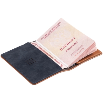 Изображение №3 | Обложка для паспорта Kalsa Palermo, синяя