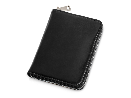Изображение №1 | Картхолдер на молнии для 8 карт с RFID-защитой «Fabrizio» (черный)
