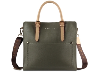 Изображение №2 | Сумка-портфель женская «Ella» (зеленый оливковый)