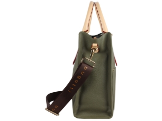 Изображение №4 | Сумка-портфель женская «Ella» (зеленый оливковый)