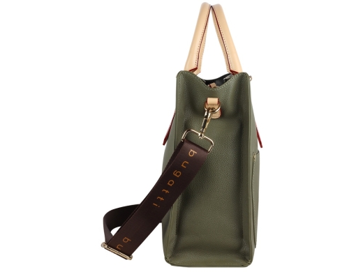 Изображение №4 | Сумка-портфель женская «Ella» (зеленый оливковый)