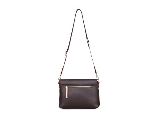 Изображение №6 | Сумка наплечная женская «Ella» (темно-коричневый)