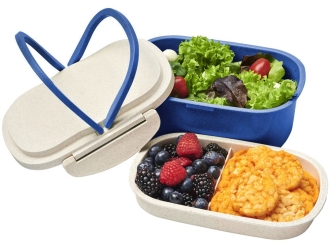 Изображение №4 | Ланч-бокс «Shen» (синий, бежевый)