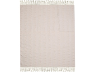 Изображение №7 | Плед «Hild» из натурального хлопка (бежевый)