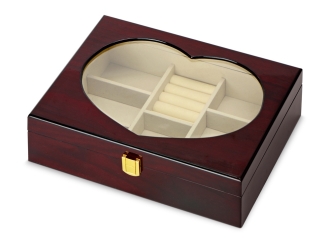 Изображение №1 | Шкатулка «Сердечко» (красное дерево)