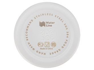 Изображение №6 | Бутылка для воды из нержавеющей стали «Rely», 650 мл (белый матовый, серебристый)