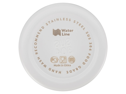 Изображение №6 | Бутылка для воды из нержавеющей стали «Rely», 650 мл (белый матовый, серебристый)