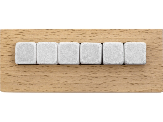 Изображение №2 | Камни для виски на подставке «Highland» (натуральный, серый)