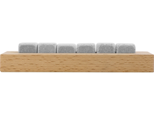 Изображение №3 | Камни для виски на подставке «Highland» (натуральный, серый)