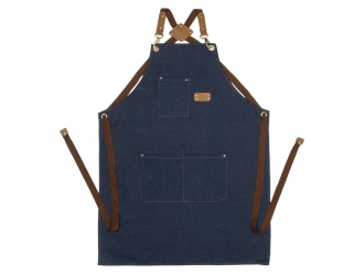 Изображение №2 | Джинсовый фартук с карманами «Fry» (синий)