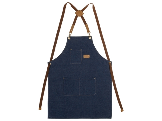 Изображение №1 | Джинсовый фартук с карманами «Fry» (синий)