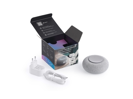 Изображение №5 | Умная колонка «Капсула Мини» с голосовым помощником Марусей (светло-серый)