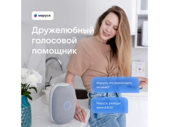 Изображение №5 | Умная колонка VK «Капсула» с голосовым помощником Марусей, 30 Вт (белый)