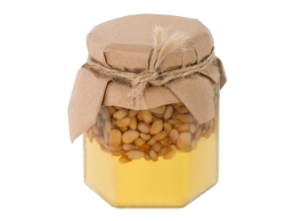 Изображение №1 | Мед с кедровыми орешками